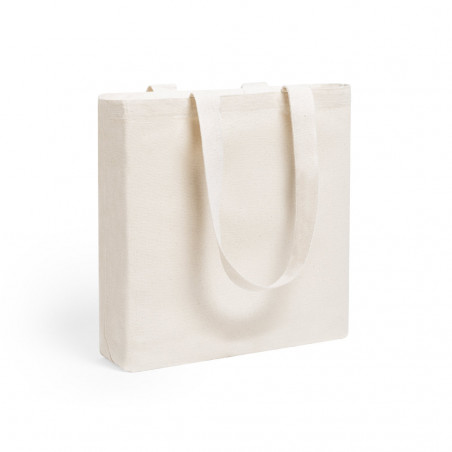 Sac cabas en coton blanc avec poignées renforcées pour offrir - Sac Helfy