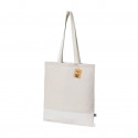 Sac cadeau en coton Fairtrade bicolore - Sac Annet Fairtrade