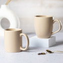 Mug en céramique couleur naturelle à offrir - Tasse Malik