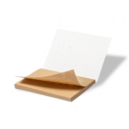 Bloc-notes moyen recyclable avec couvertures en papier de semences pour la plantation - Bloc-notes de graines de Zomek