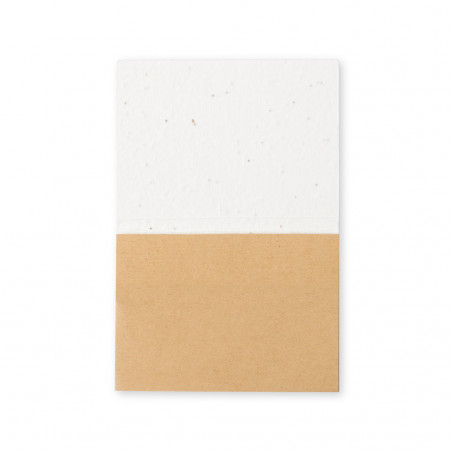 Bloc-notes moyen recyclable avec couvertures en papier de semences pour la plantation - Bloc-notes de graines de Zomek