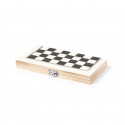 Échecs pliants en bois naturel à offrir - Échecs éclair