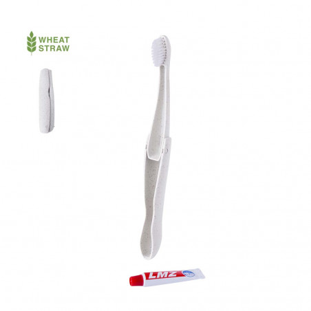 Brosse à dents pliable avec mini pâte portable pour sac - Ensemble Amondo