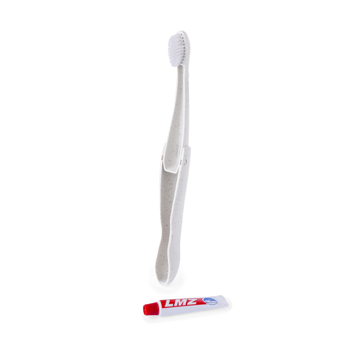 Brosse à dents pliable avec mini pâte portable pour sac - Ensemble Amondo