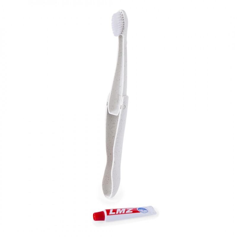 Brosse à dents pliable avec mini pâte portable pour sac