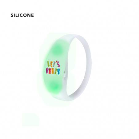 Bracelet avec lumières LED en silicone pour les fêtes - Bracelet Sédoria