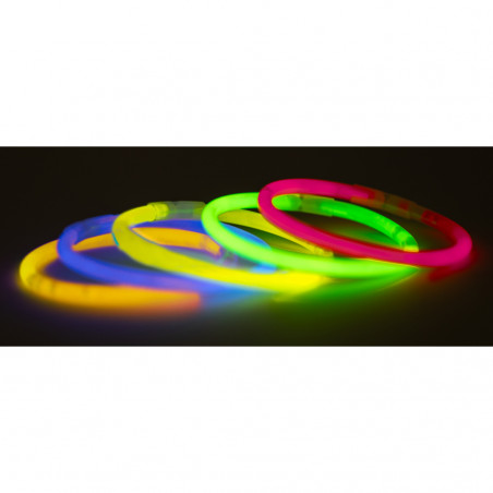 Bracelet fluo fluo de différentes couleurs pour fêtes et divertissements - Bracelet Lumineux Vexa