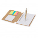 Bloc notes et stylo en carton recyclé - Bloc-notes Wombax