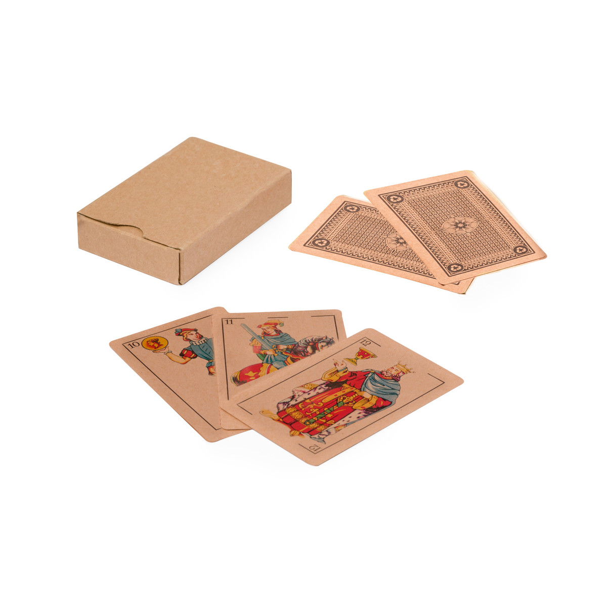 Jeu espagnol fini en kraft 50 cartes - Pont Brisca espagnol