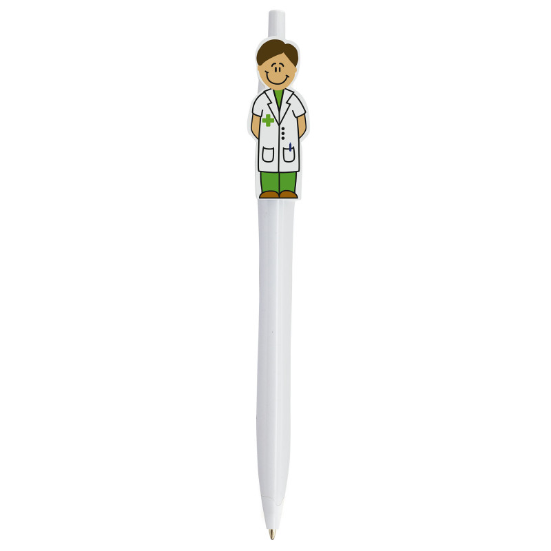 Stylo avec figurine Pharmacien à offrir