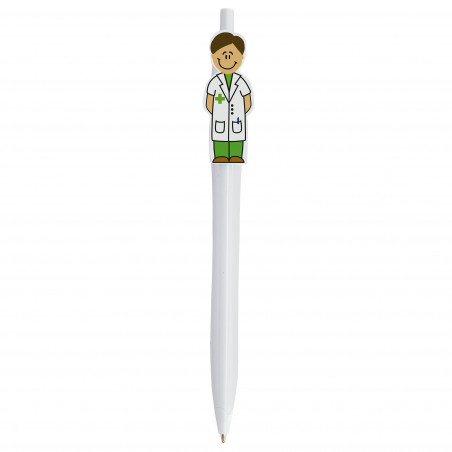 Stylo avec figurine Pharmacien à offrir