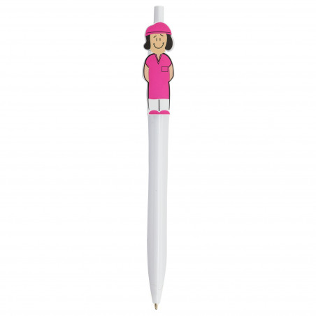 Stylo avec figurine d'infirmière à offrir