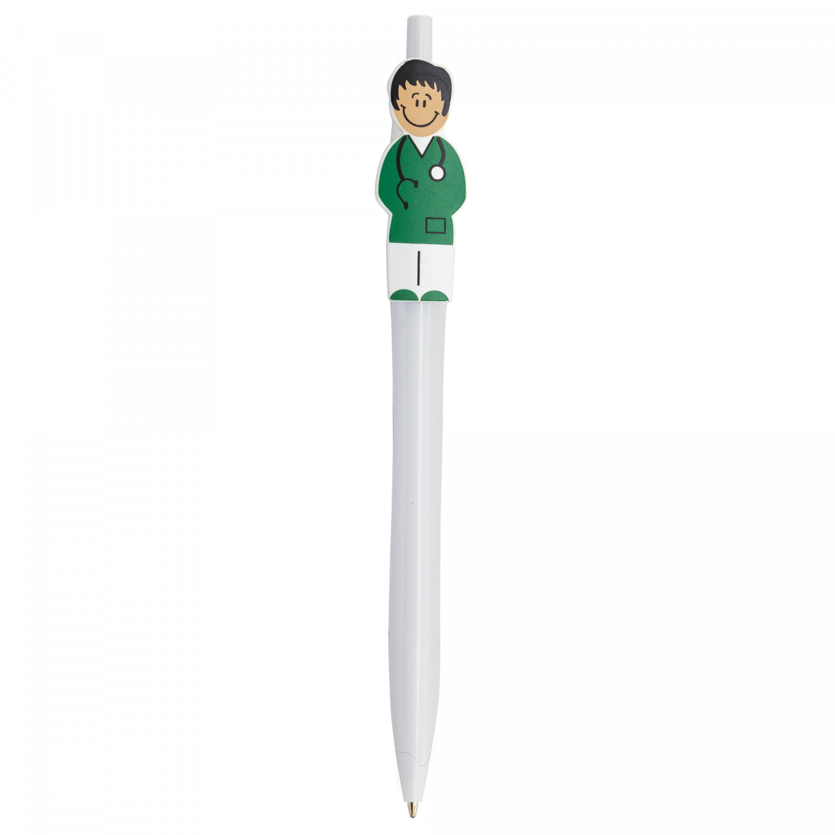 Stylo avec figurine de médecin à offrir