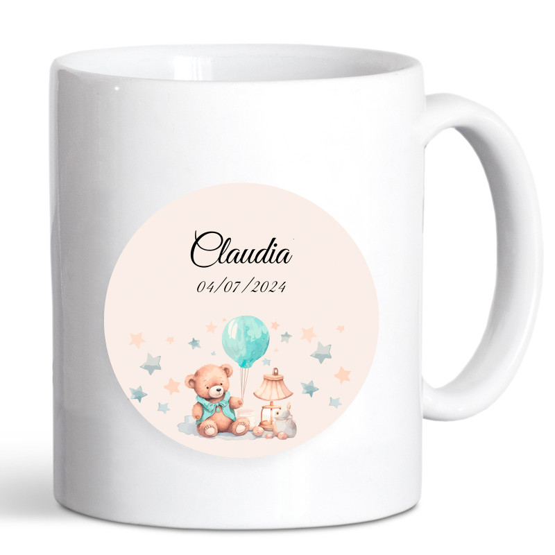 Mug personnalisé pour les détails du baptême