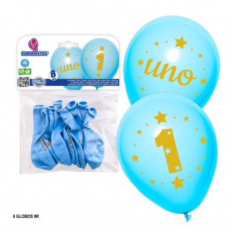 Ballons bleus numéro 1