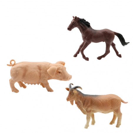 Figurine réaliste de jouet d'animal de ferme pour les enfants