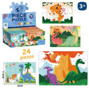 Puzzle enfant dinosaure 24 pièces