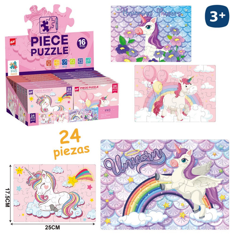 Puzzle enfant Licorne 24 pièces