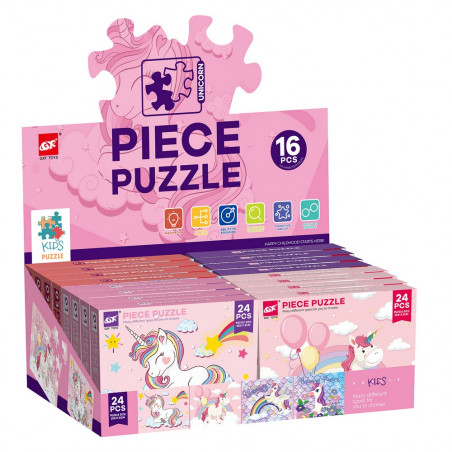 Puzzle enfant Licorne 24 pièces