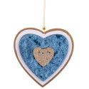 Pendentif de Noël en forme de coeur