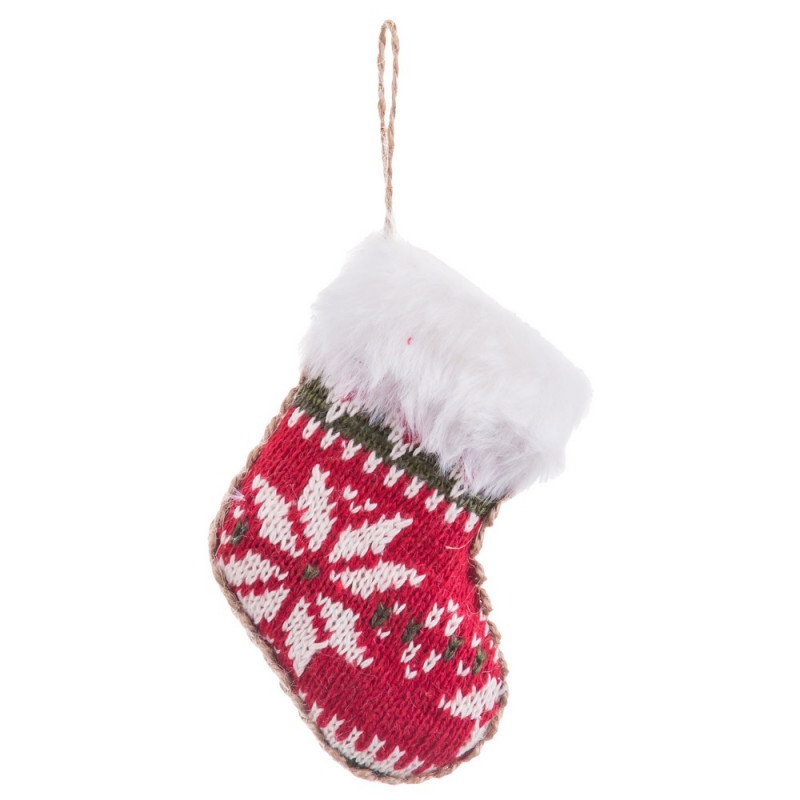 Pendentif chaussette de Noël pour la décoration