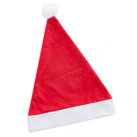 Bonnet de Père Noël rouge en polyester