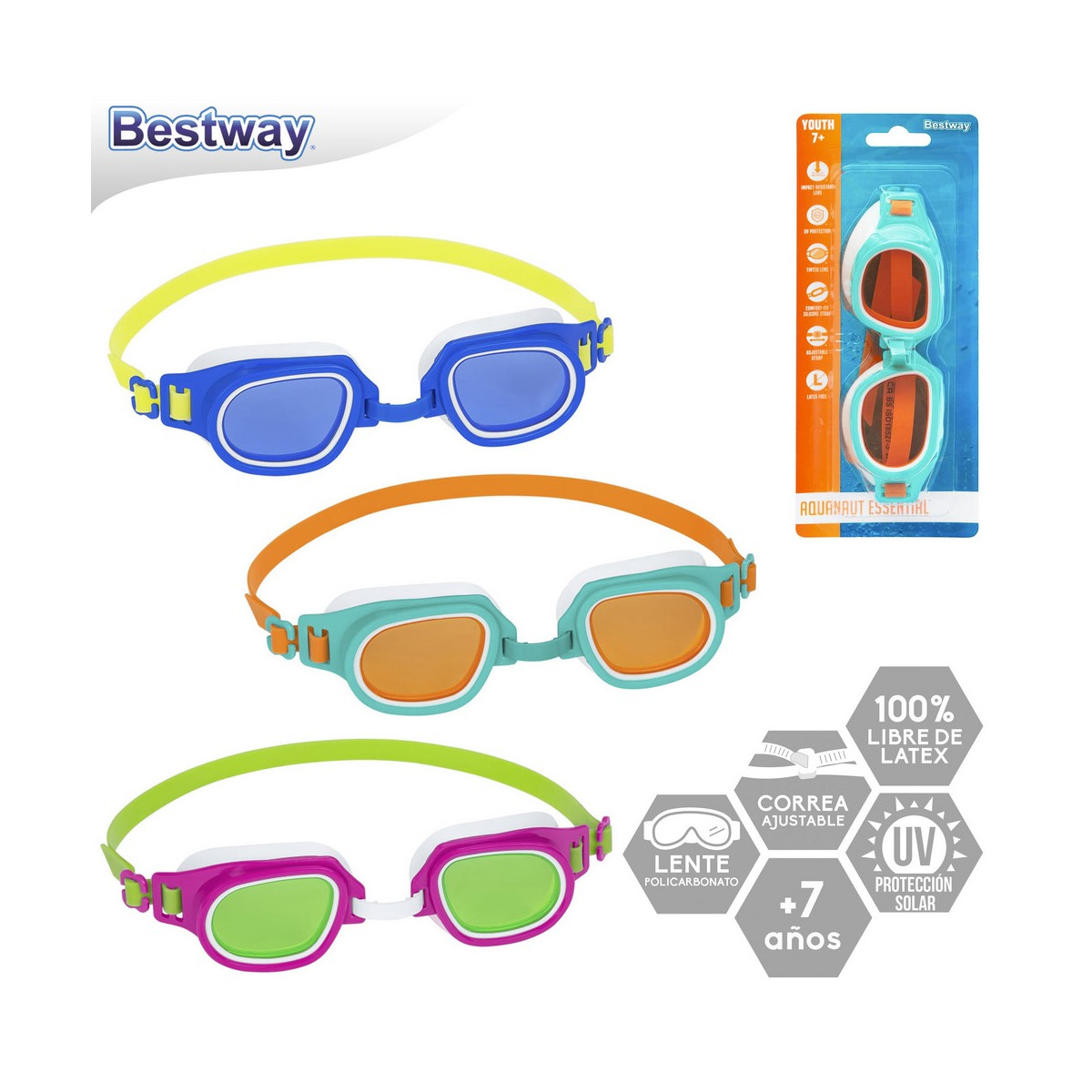 Lunettes de natation pour enfants de 7 ans