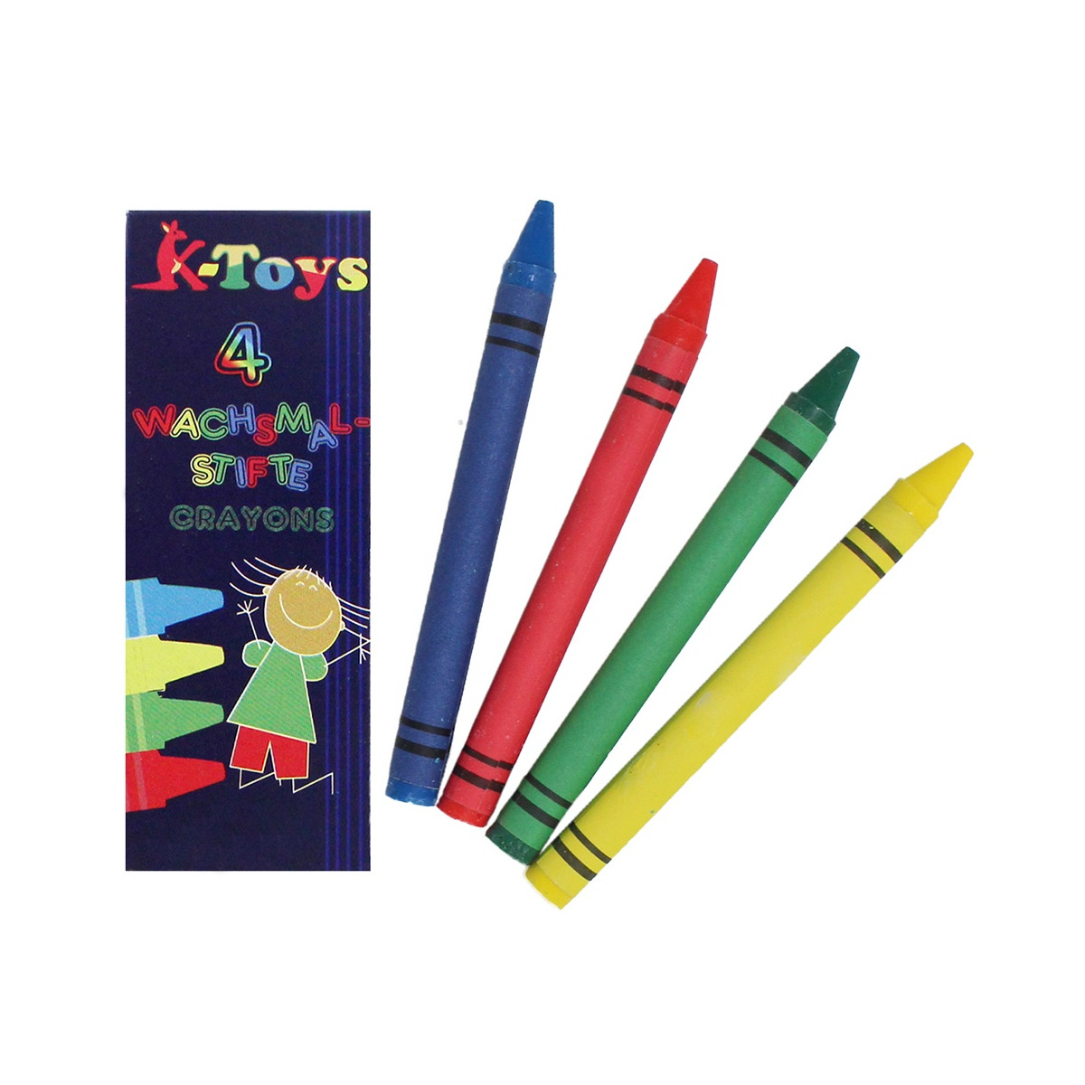 Crayons de cire en boîte