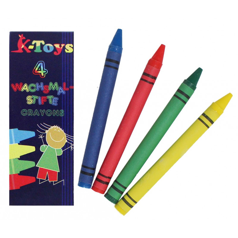 Crayons de cire en boîte