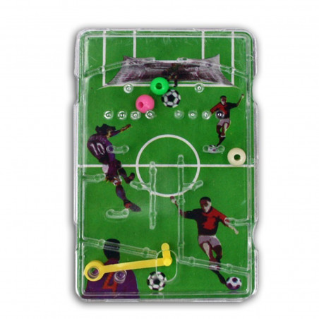 Mini flipper avec un design de football