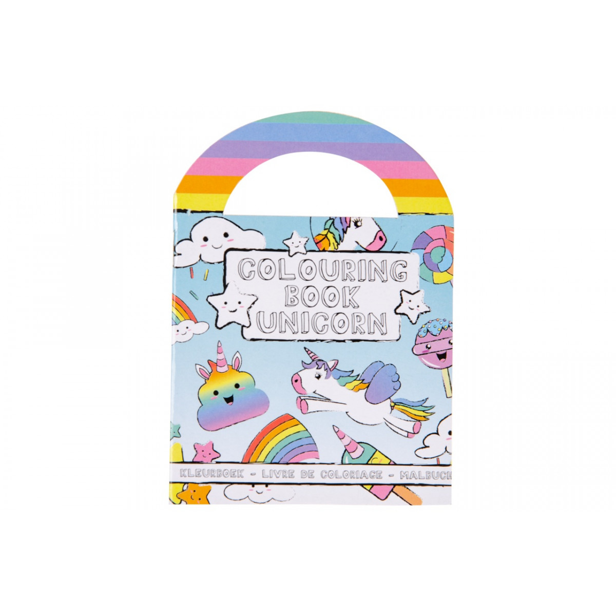 Livre de coloriage licorne avec autocollants