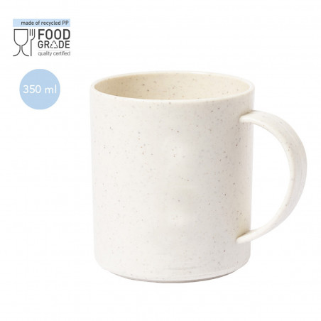 Mug léger d'une capacité de 350 ml avec certification Food Grade