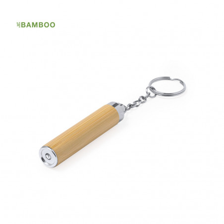 Porte clés lanterne en bambou dans une enveloppe kraft personnalisée pour les détails du mariage