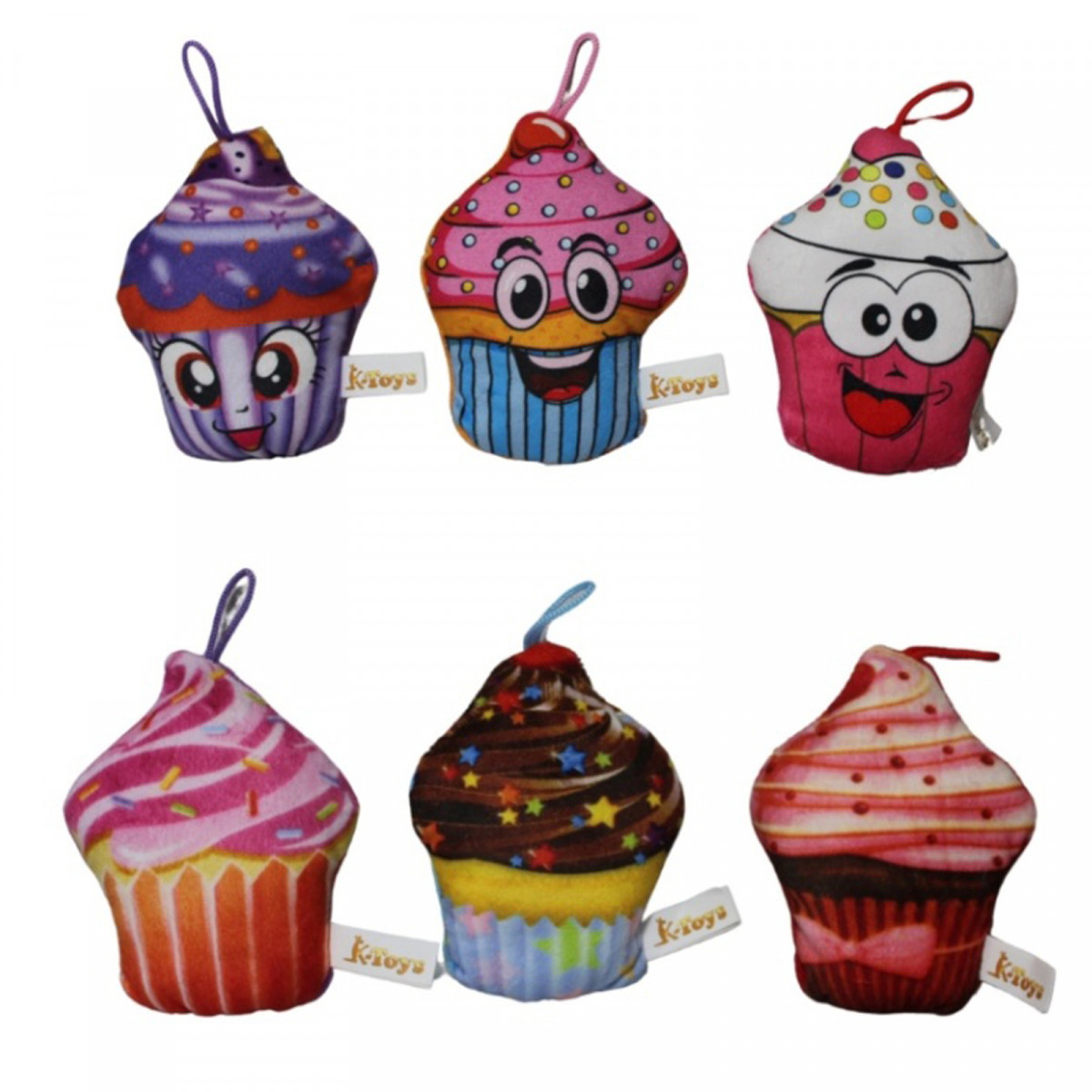 Petit coussin enfant en forme de cupcake