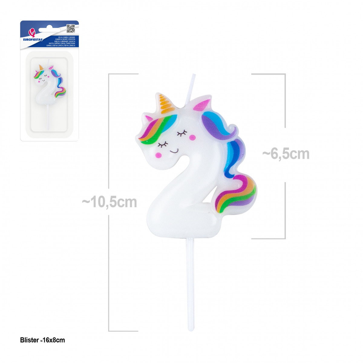 Bougie Licorne N°2