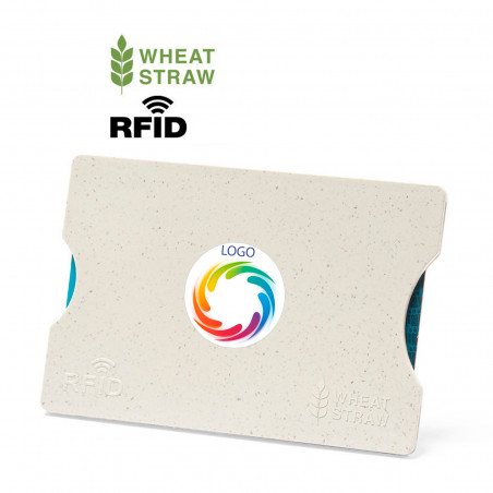 Porte-cartes avec technologie de sécurité RFID personnalisé avec logo pour les détails de l'entreprise