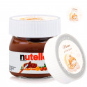 Nutella 25 grammes avec couvercle personnalisé pour les détails du baptême