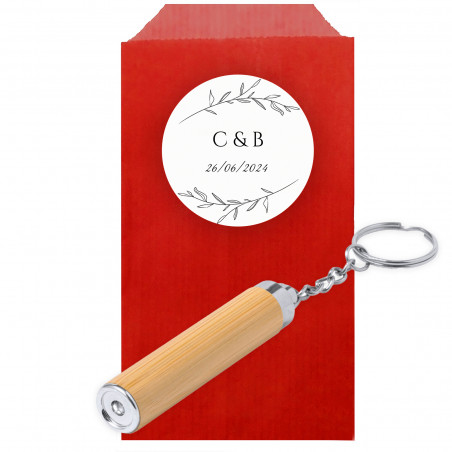 bouteille verre bambou bouchon liege