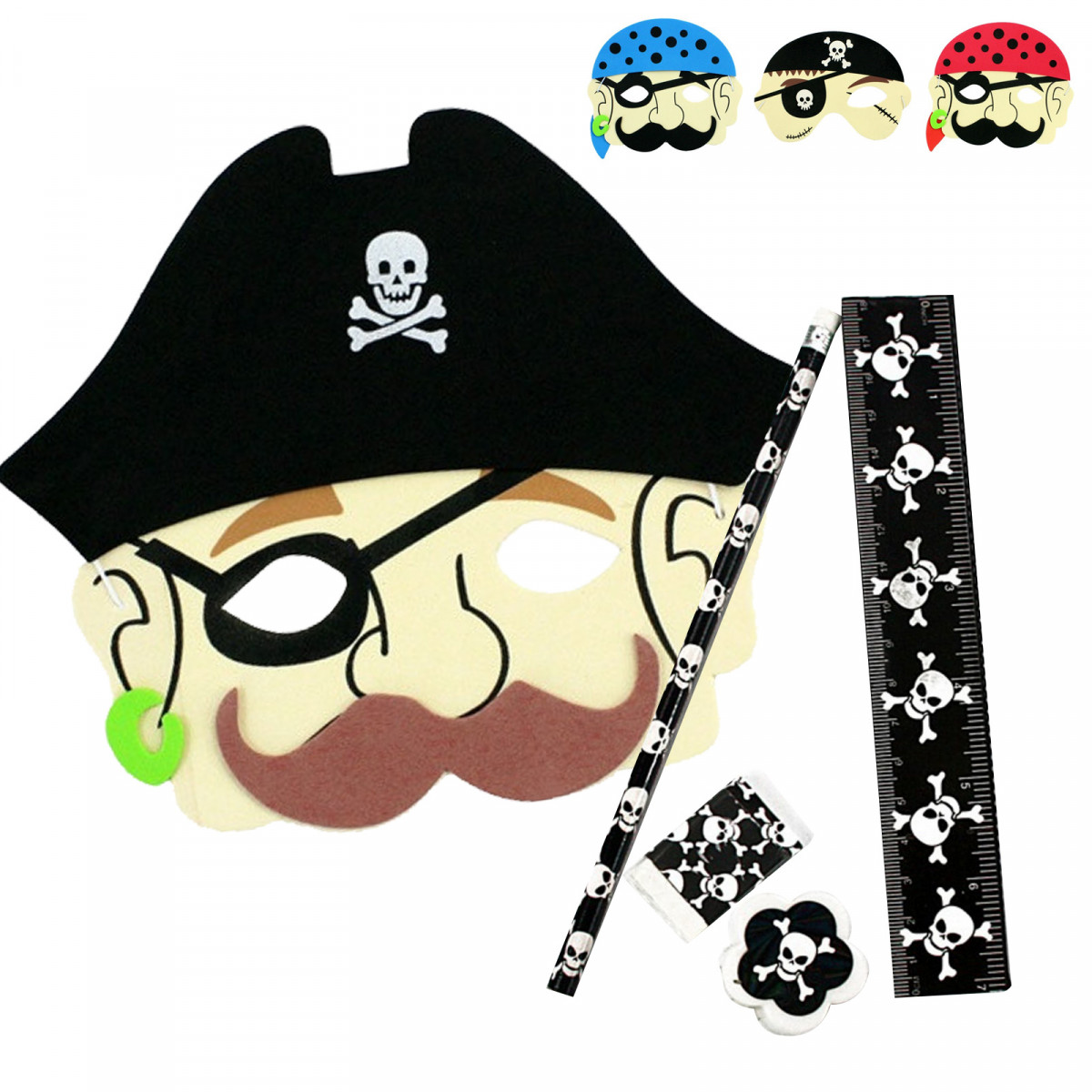 Masque de pirate pour enfant et coffret d écriture assorti à offrir en cadeau