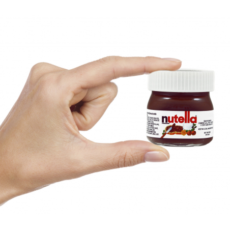 Nutella 25 grammes avec couvercle halloween personnalisé à offrir en cadeau