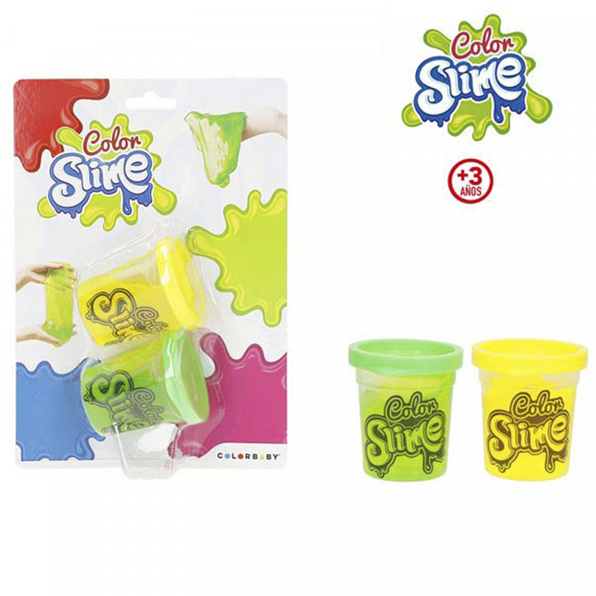 Pots de slime en lot de 2 unités