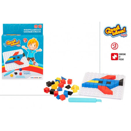 Blocs pour enfants avec planche pour réaliser des figures