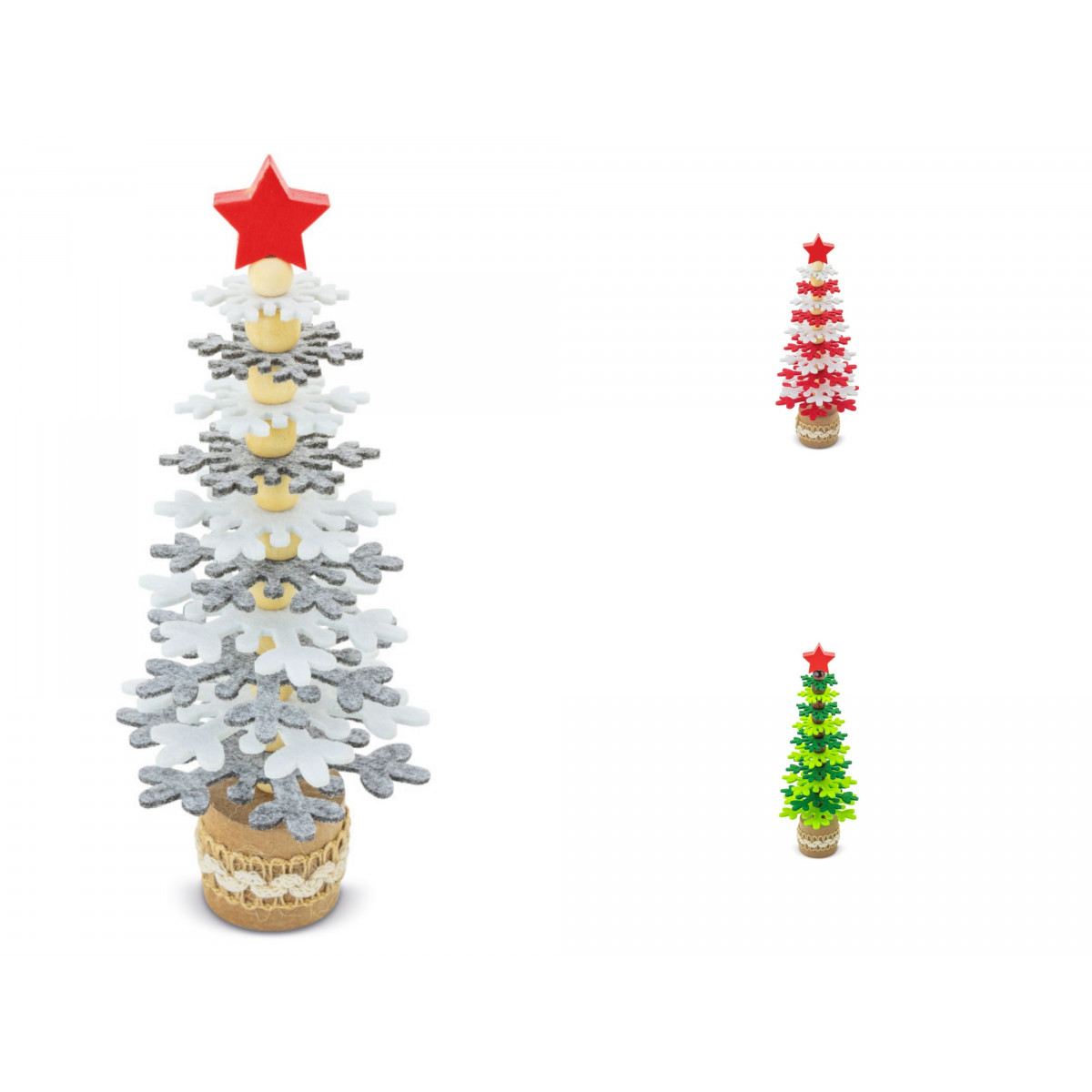 Sapin de noël à assembler et à décorer