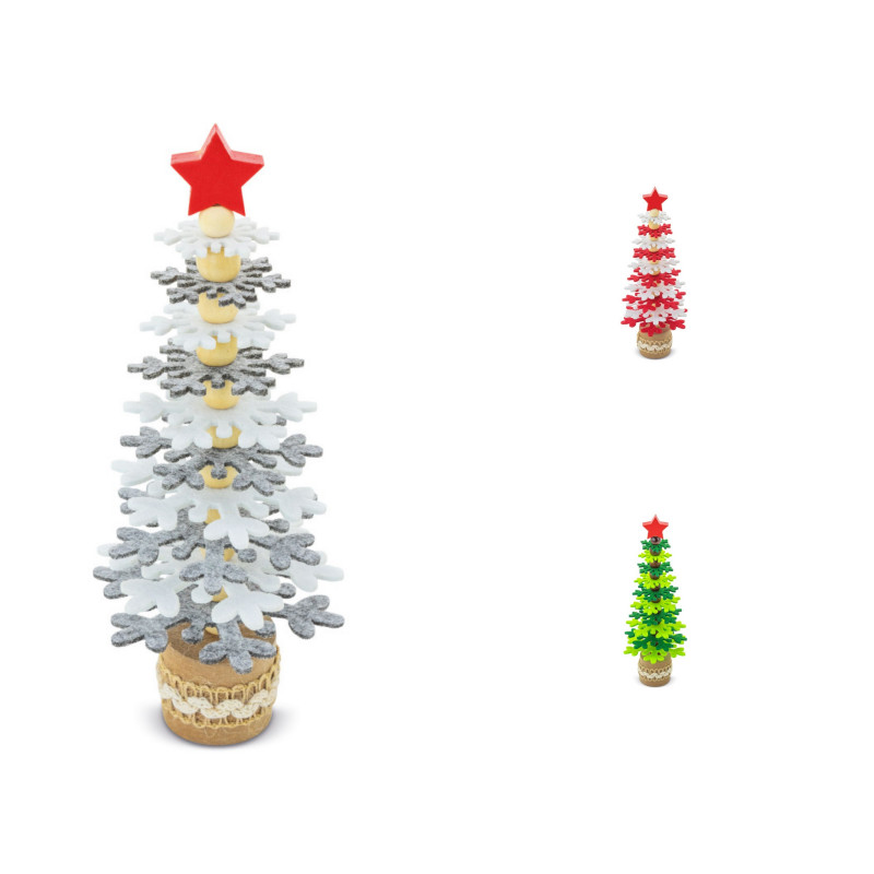 Sapin de noël à assembler et à décorer