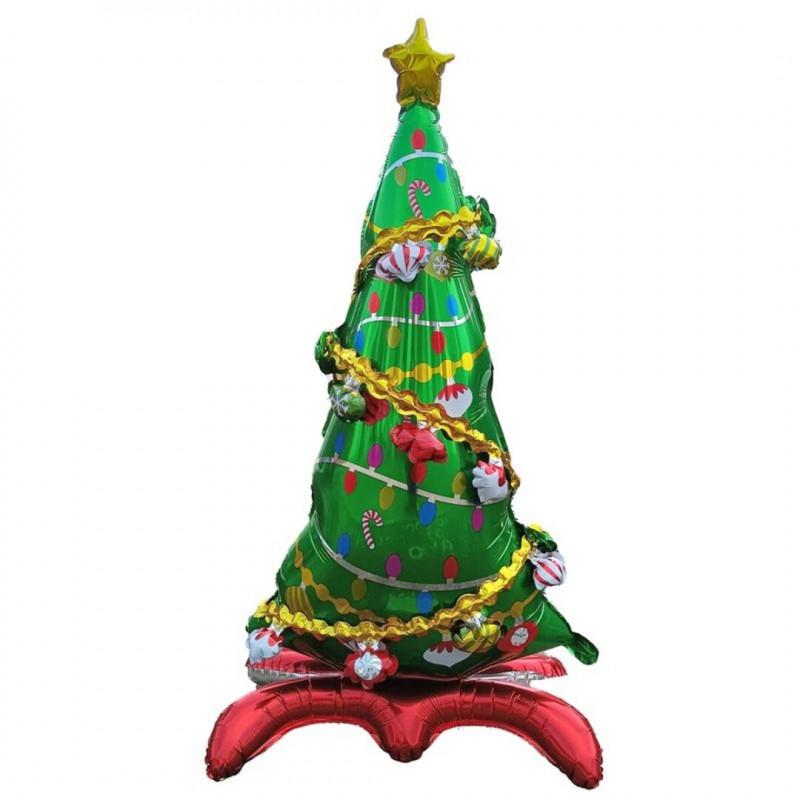 Ballon sapin de noël 126cm à décorer