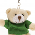 Porte clés ours en peluche sous sachet papier avec fenêtre adhésive personnalisée pour baptêmes