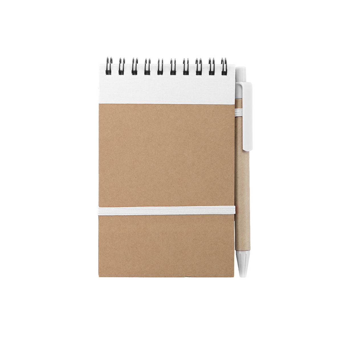 Carnet ecocard blanc