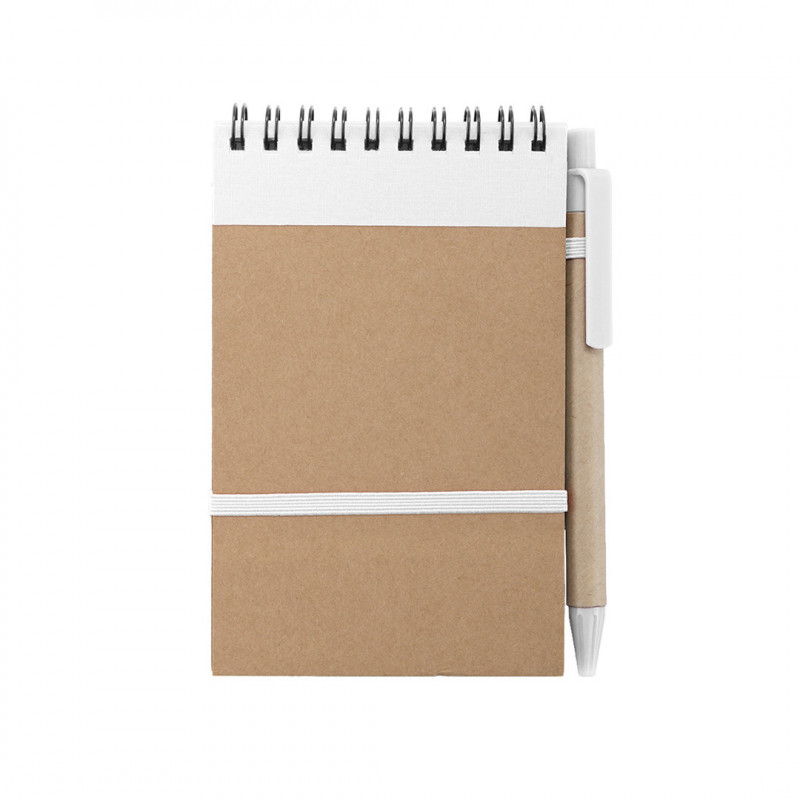 Carnet ecocard blanc