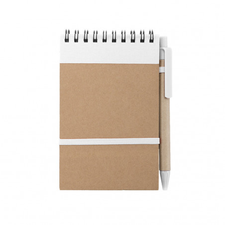 Carnet ecocard blanc