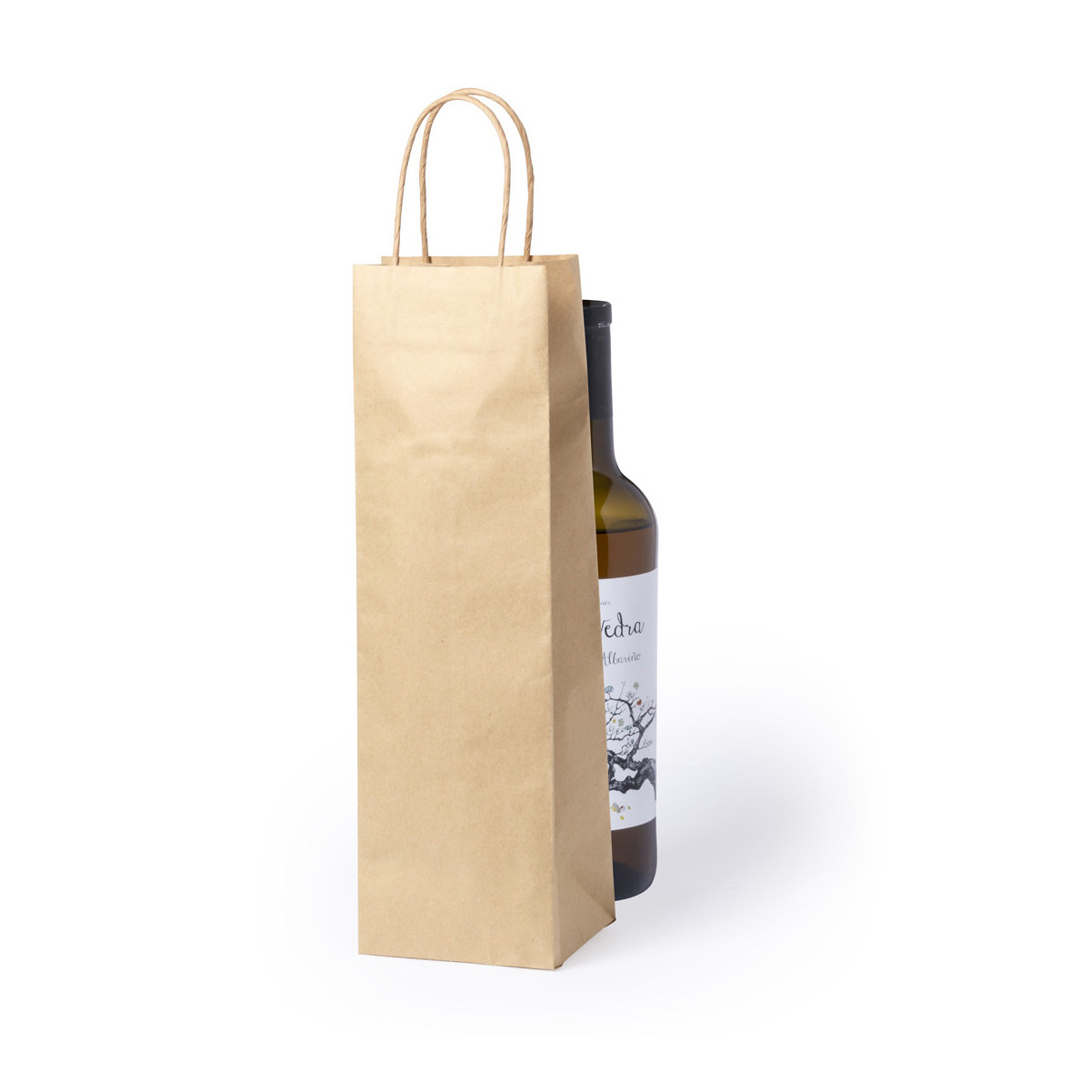 Sac papier kraft pour bouteille